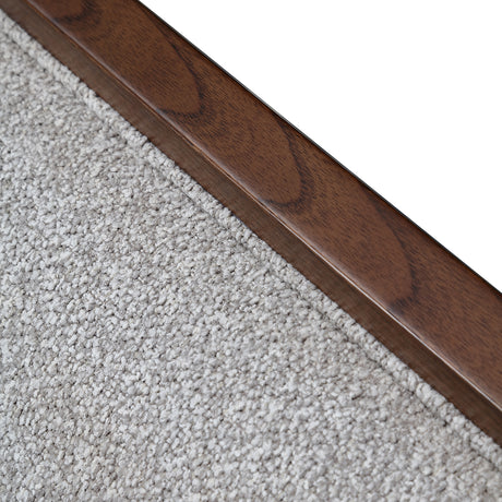 Houston Walnut/Pebble Sofa - Ornate Home