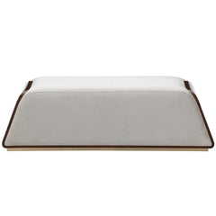 Houston Walnut/Porcini Accent Bench - Ornate Home