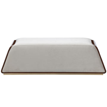 Houston Walnut/Porcini Accent Bench - Ornate Home