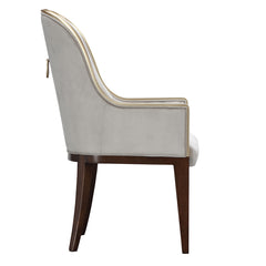 Houston Walnut/Porcini Dining Arm Chair - Ornate Home