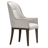 Houston Walnut/Porcini Dining Arm Chair - Ornate Home