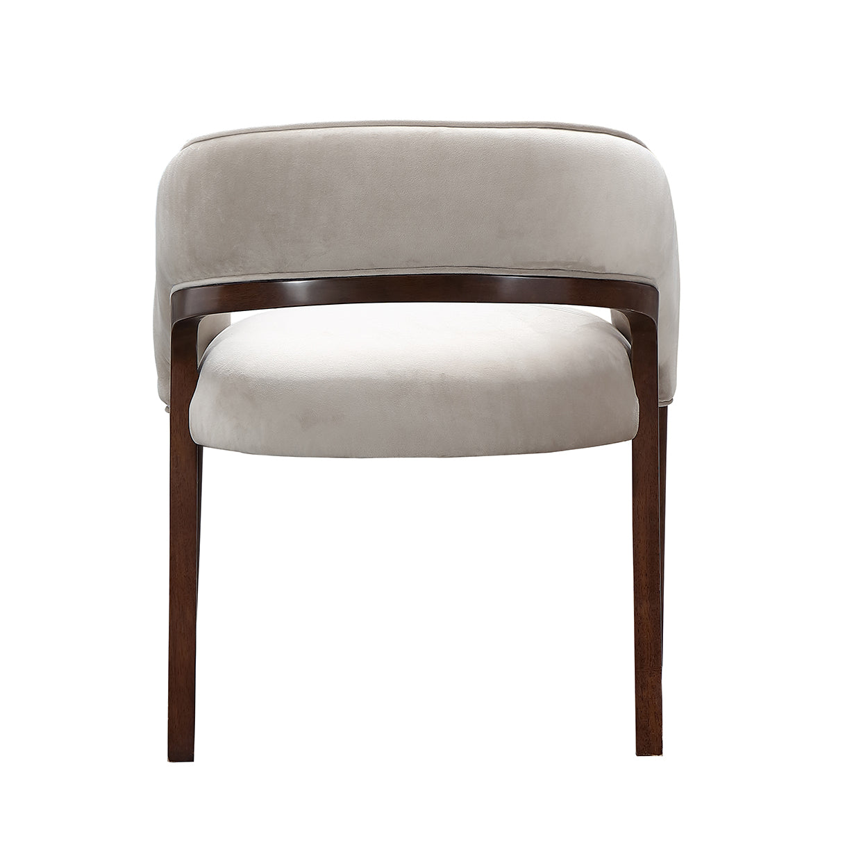 Houston Walnut/Porcini Vanity Chair - Ornate Home