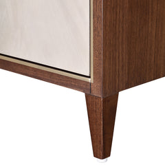 Houston Walnut Sideboard with Mirror - Ornate Home