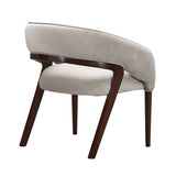 Houston Walnut Vanity Table with Mirror & Chair - Ornate Home