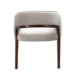 Houston Walnut Vanity Table with Mirror & Chair - Ornate Home