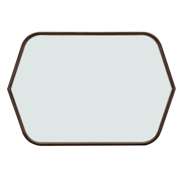 Houston Walnut Wall Mirror - Ornate Home