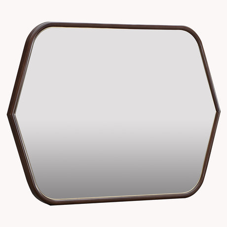Houston Walnut Wall Mirror - Ornate Home