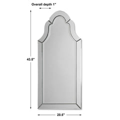 Hovan Frameless Arched Mirror - Ornate Home