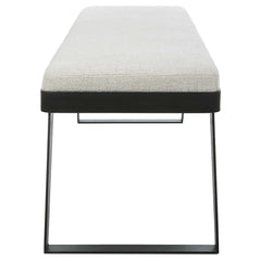 Hover Black/White Modern Bench - Ornate Home