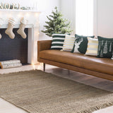 Hovland Hand Woven Natural Jute Rag Rug - Clearance - Ornate Home