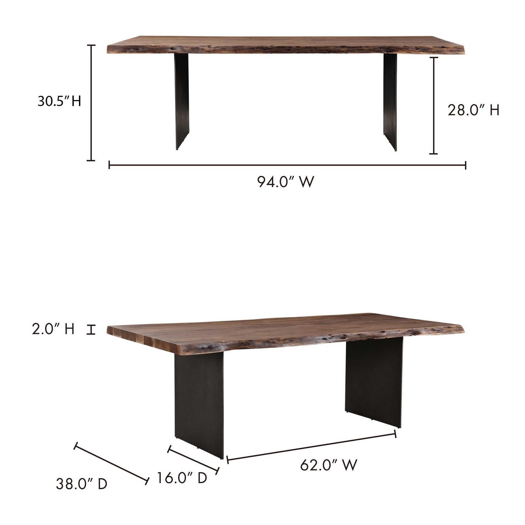 Howell Natural Dining Table - Ornate Home