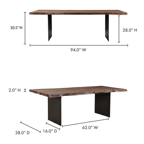 Howell Natural Dining Table - Ornate Home