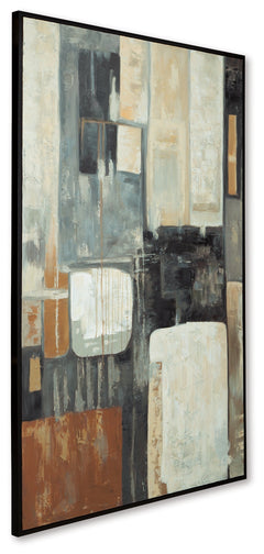 Howford Brown/Black/Gray Wall Art - Ornate Home