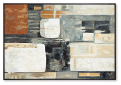 Howford Brown/Black/Gray Wall Art - Ornate Home