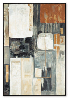 Howford Brown/Black/Gray Wall Art - Ornate Home