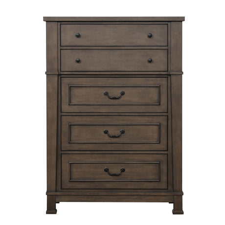 Huddersfield Dark Brown Chest - Ornate Home
