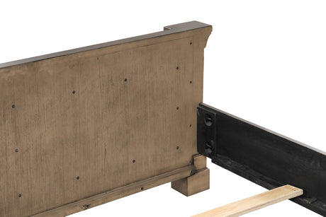 Huddersfield Dark Brown Eastern King Bed - Ornate Home