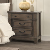 Huddersfield Dark Brown Nightstand - Ornate Home