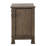Huddersfield Dark Brown Nightstand - Ornate Home