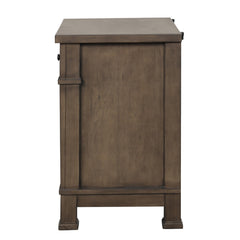 Huddersfield Dark Brown Nightstand - Ornate Home