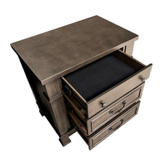 Huddersfield Dark Brown Nightstand - Ornate Home