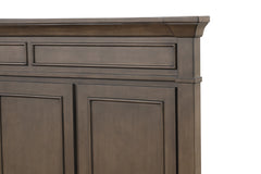 Huddersfield Dark Brown Queen 5 Piece Bedroom Set w/Chest - Ornate Home