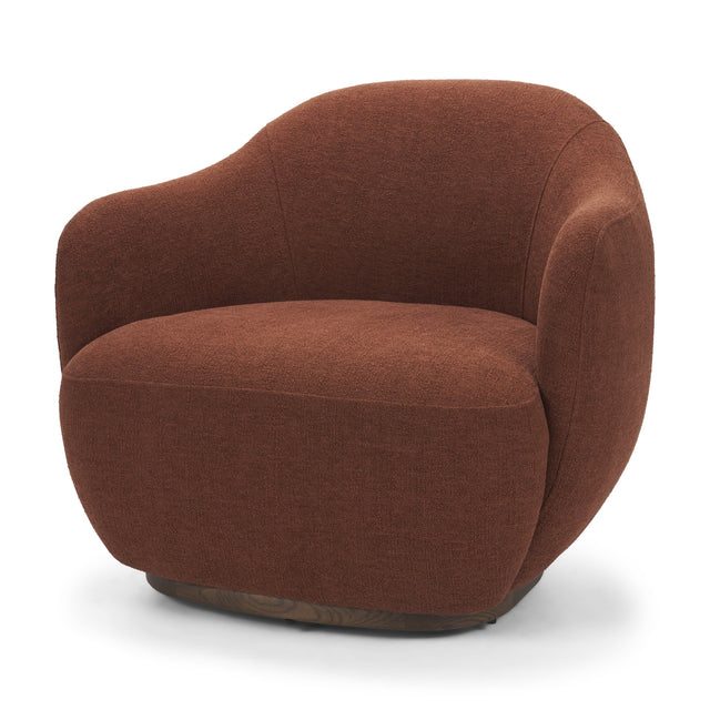 Hudson Burgundy Fabric Upholstered Chair - Ornate Home
