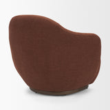 Hudson Burgundy Fabric Upholstered Chair - Ornate Home