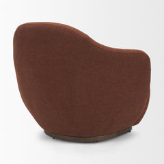 Hudson Burgundy Fabric Upholstered Chair - Ornate Home