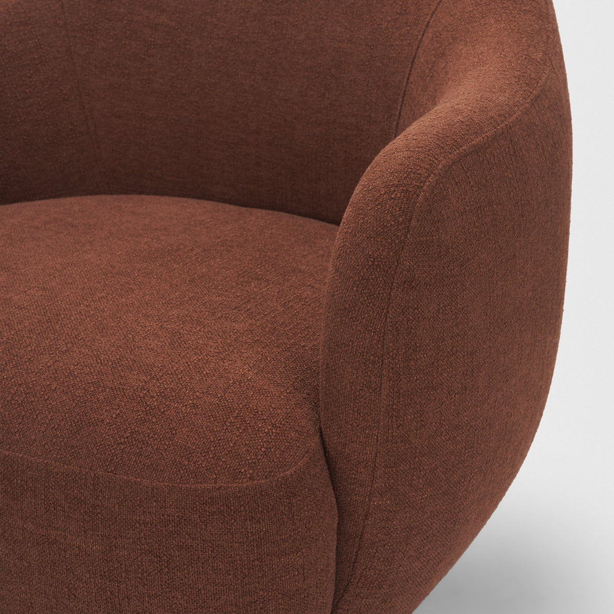 Hudson Burgundy Fabric Upholstered Chair - Ornate Home