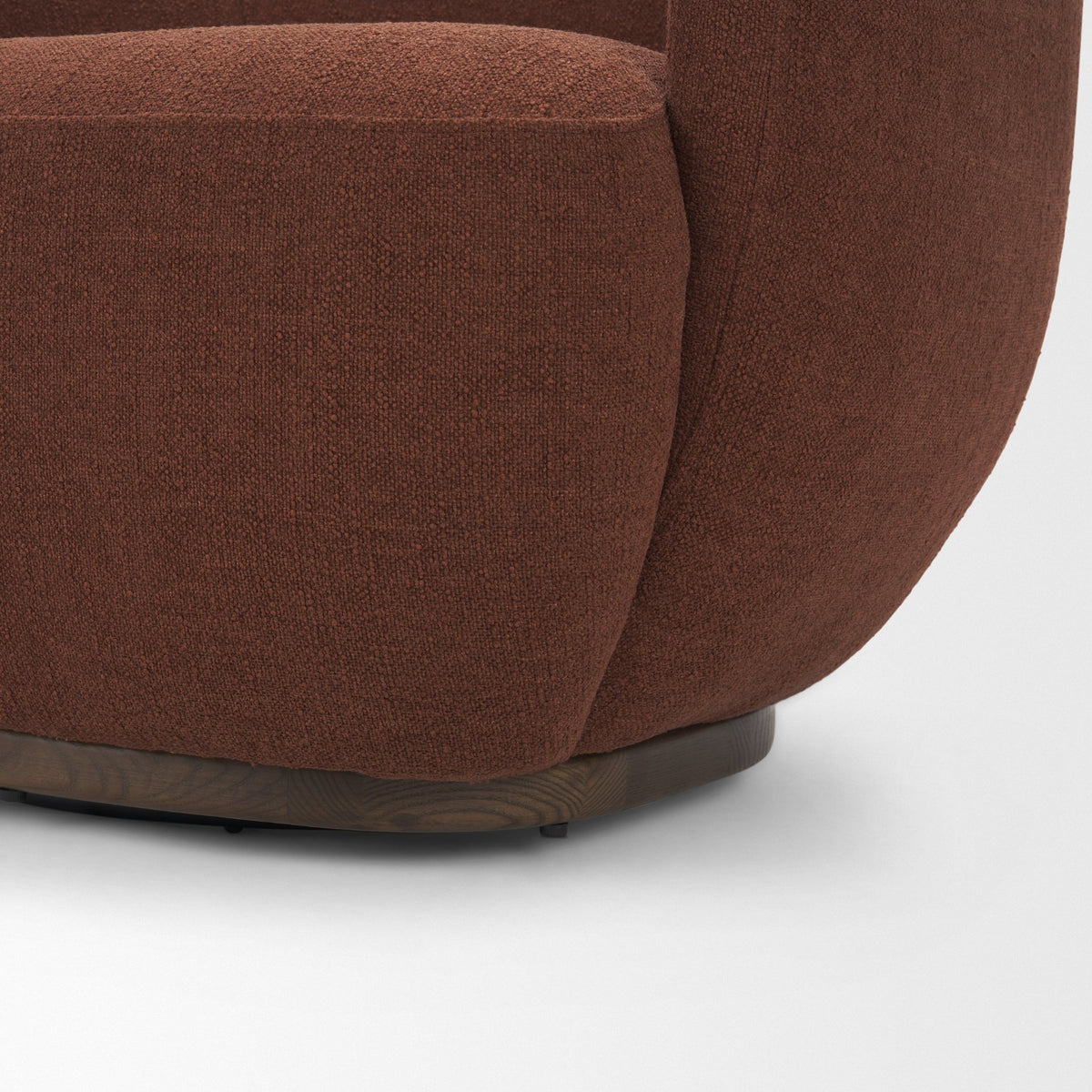 Hudson Burgundy Fabric Upholstered Chair - Ornate Home