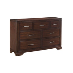 Hudson Cherry 4-Piece Queen Bedroom Set - Ornate Home