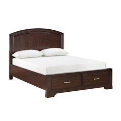 Hudson Cherry 5-Piece Queen Bedroom Set - Ornate Home