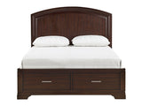 Hudson Cherry Eastern King Platform Bed - Ornate Home