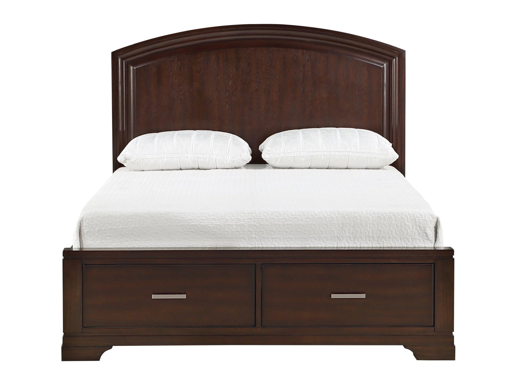 Hudson Cherry Eastern King Platform Bed - Ornate Home