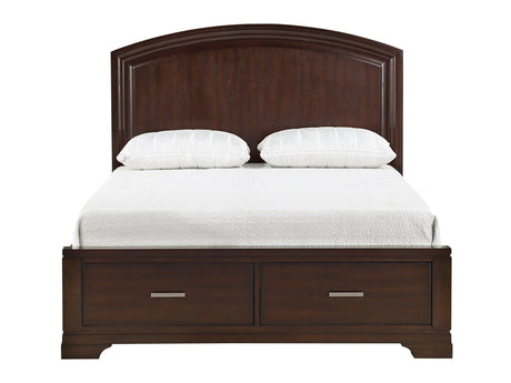 Hudson Cherry Queen Platform Bed - Ornate Home