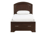 Hudson Cherry Twin Platform Bed - Ornate Home
