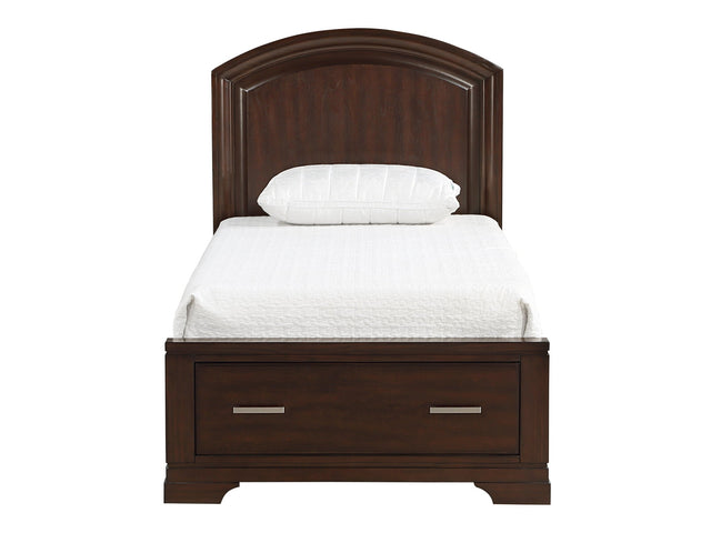 Hudson Cherry Twin Platform Bed - Ornate Home