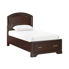 Hudson Cherry Twin Platform Bed - Ornate Home