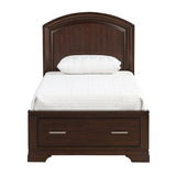 Hudson Cherry Twin Platform Bed - Ornate Home