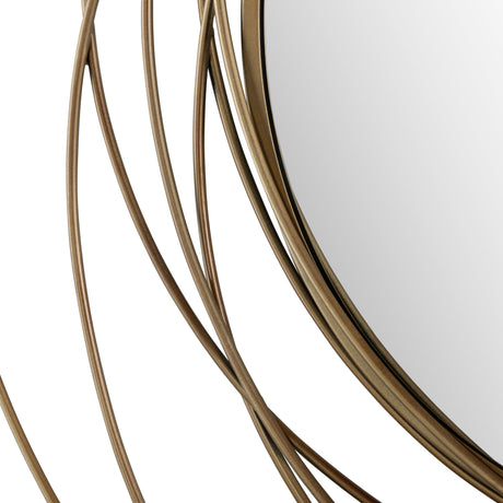 Hudson Gold Wall Mirror - Ornate Home