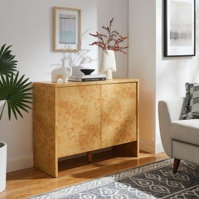 Hudson Natural 40" Burl Wood Sideboard - Ornate Home