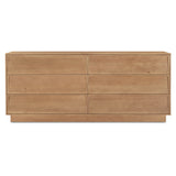 Hudson Natural 6 Drawer Dresser - Ornate Home
