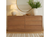 Hudson Natural 6 Drawer Dresser - Ornate Home