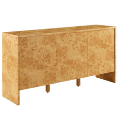 Hudson Natural 60" Burl Wood Sideboard - Ornate Home