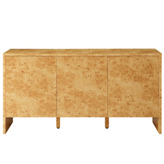 Hudson Natural 60" Burl Wood Sideboard - Ornate Home