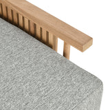 Hudson Natural/Gray Outdoor Accent Chair - Ornate Home