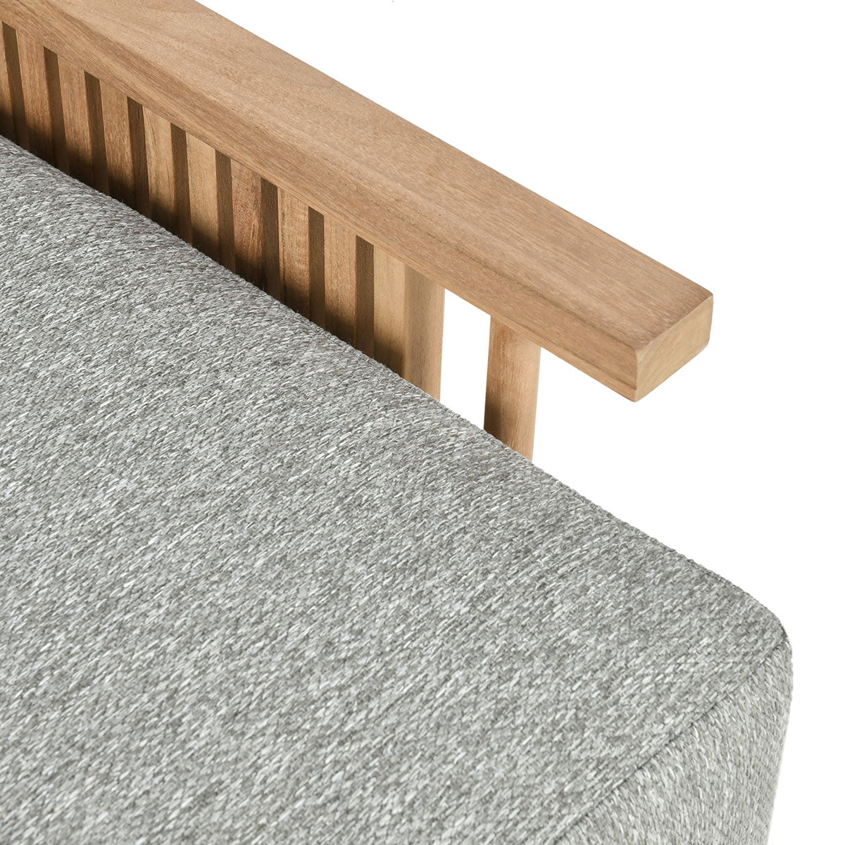 Hudson Natural/Gray Outdoor Accent Chair - Ornate Home