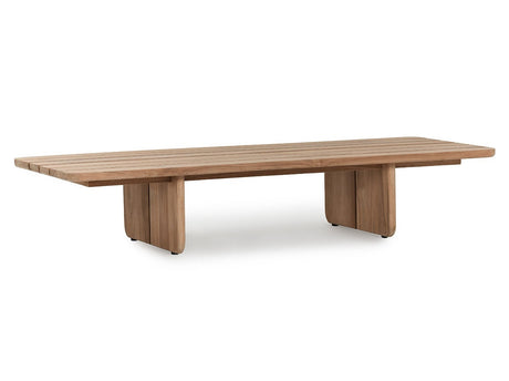 Hudson Natural Outdoor Coffee Table - Ornate Home