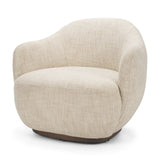 Hudson Oatmeal Fabric Upholstered Chair - Ornate Home